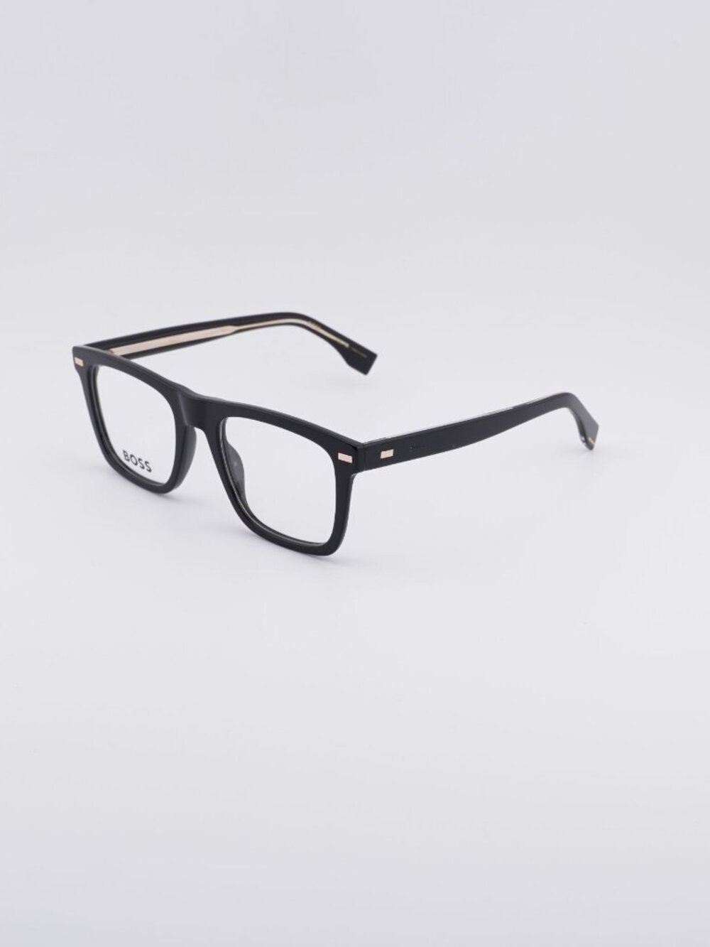 Hugo BOSS 1445 0807 00 Eyeglasses Black 52mm Square Frame